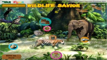 Launch computer games to protect wildlife.