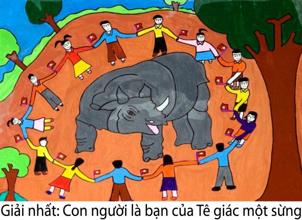 Hoạt hình xinh xắn rhino cute drawing Vẽ tay đáng yêu