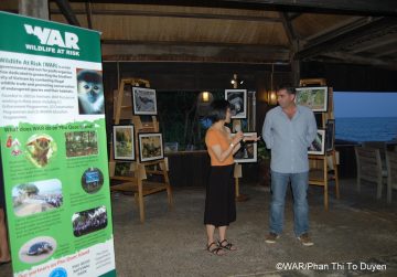 Opening of the Lucky Wildlife photo exhibition on Phu Quoc island