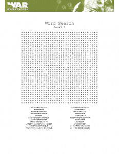 Word search (level 3)