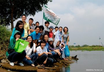 University students released native fishes to the wild on 21st March 2013