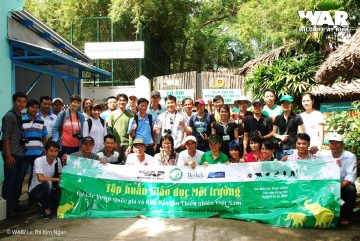 Tập huấn Giáo dục môi trường tại các vườn quốc gia và khu bảo tồn thiên nhiên Việt Nam.