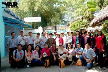 Teachers and education managers of District 2 Department of Education and Training visit Cu Chi Wildlife Rescue Station